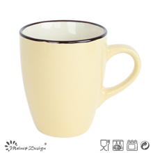 Mug en céramique de 11 oz avec motif de jante noire